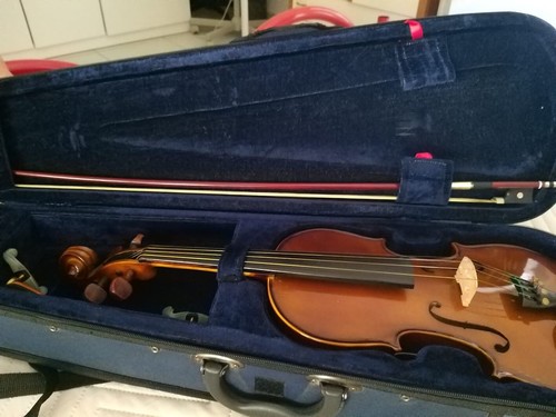 Violino con custodia - con,