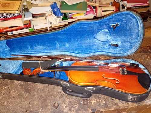 Violino completo custodia - completo, di